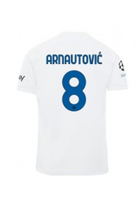 Fotbalové Dres Inter Milan Marko Arnautovic #8 Venkovní Oblečení 2023-24 Krátký Rukáv